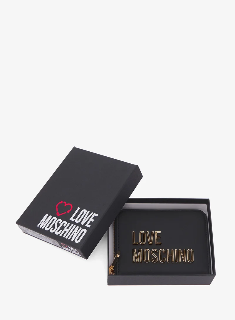 Love Moschino Logo bi fold wallet