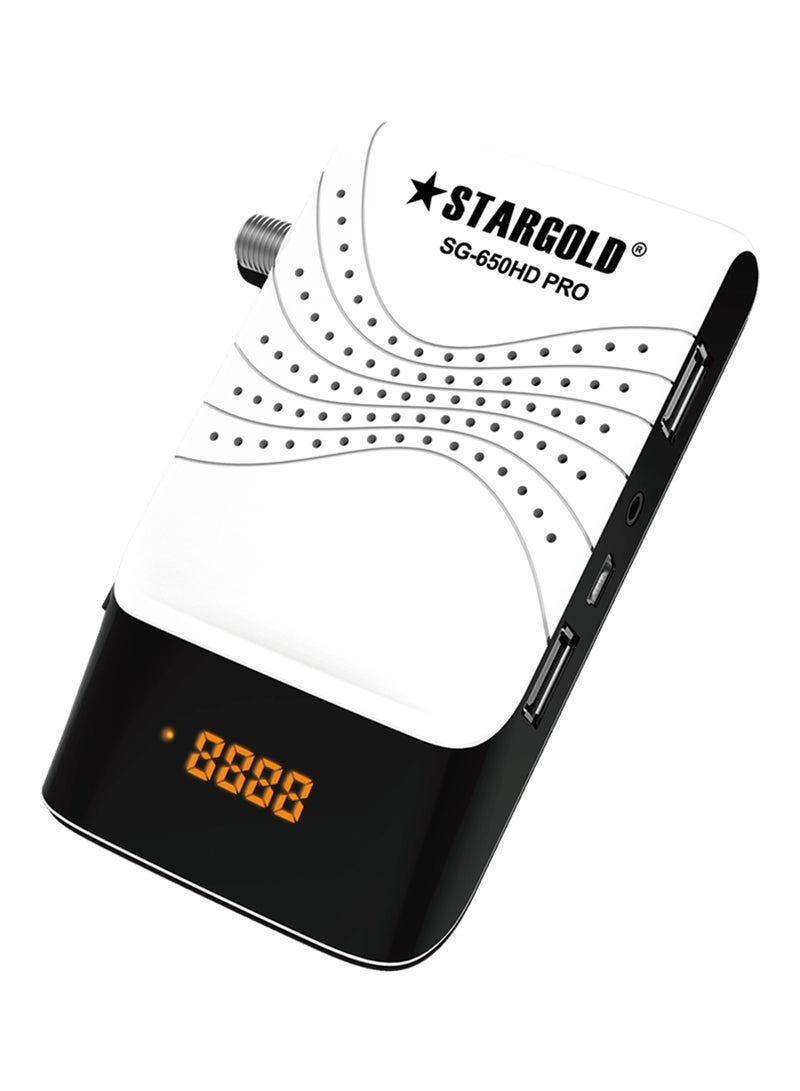 Stargold Satellite Receiver 4K Ultra HD Full HD 1080 MPEG4-S2, 5000 Channels OSD Dual Display HD and SD Simultaneous Satellite Receiver Mini  - Image 1