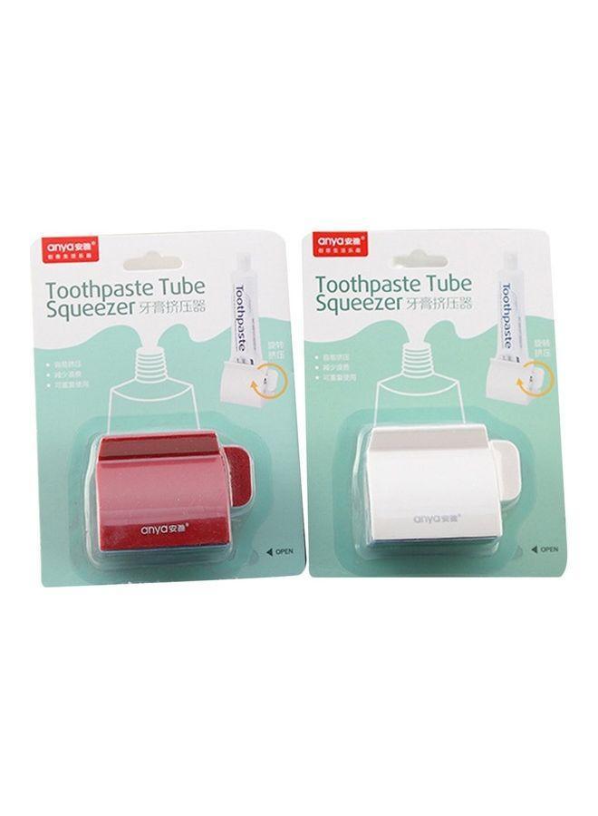 Portable Toothpaste Extruder Red 6.5 x 4 5cm - Image 5