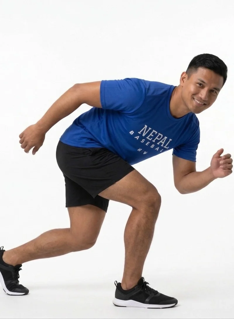 Baseball United Nepal Baseball National Team Men's Lifestyle T-shirt