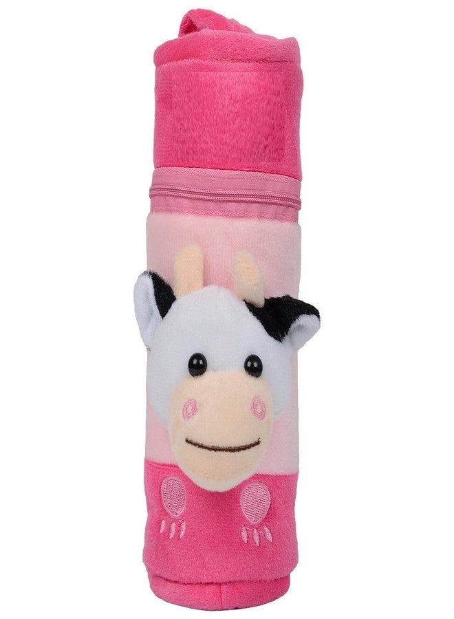 Lappu Baby Cute Velvet Milk Feeding Bottle Cover for 240ml, 250,ml, 260ml -Pack of 3 (Cow-Duck-Rabbit) - Image 2