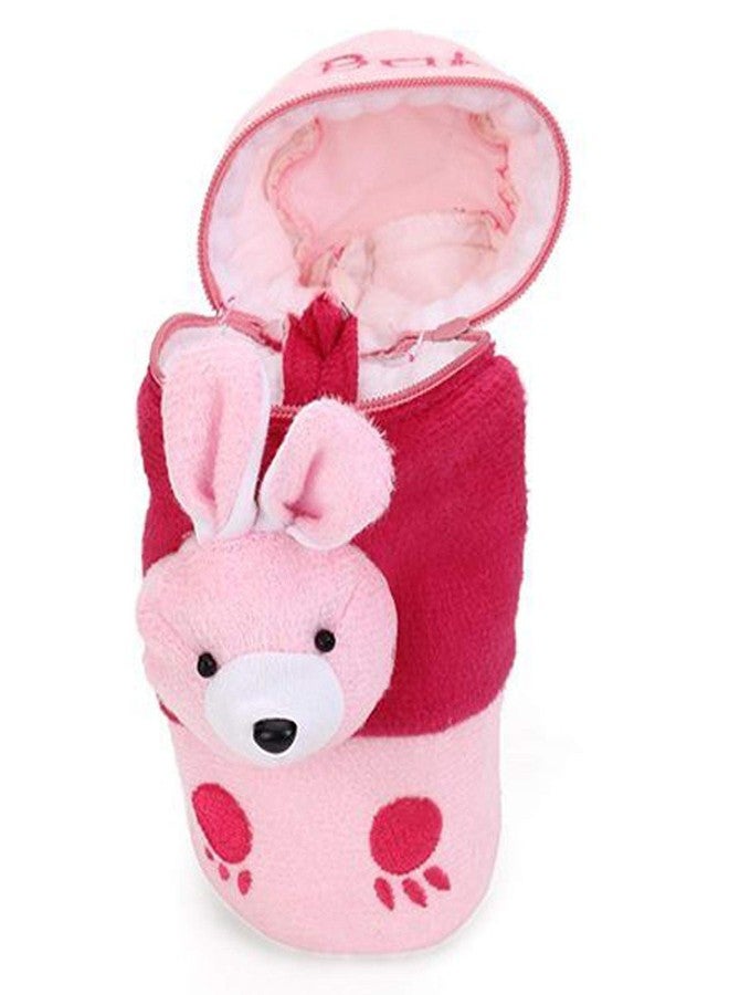 Lappu Baby Cute Velvet Milk Feeding Bottle Cover for 240ml, 250,ml, 260ml -Pack of 3 (Cow-Duck-Rabbit) - Image 4