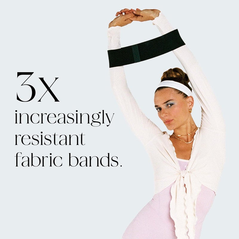 Bala Bands Resistance Bands Set - Fabric Exercise Bands for Strength Training, Yoga, and Pilates - Image 4