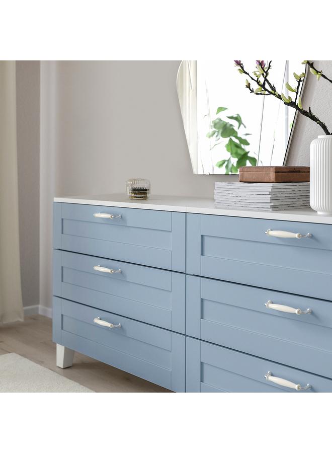 Zaboon Drawer, White/Blue, 80X57X20 Cm - Image 3