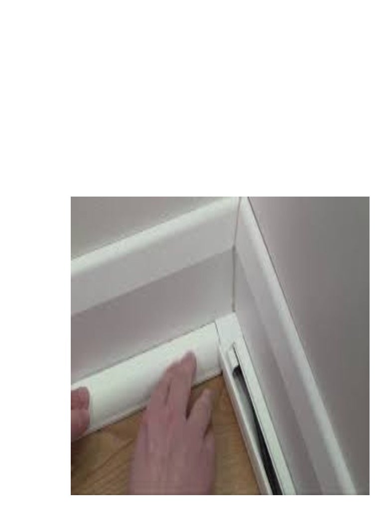 KNP KNP Electrical PVC Floor Trunking 10mm x 35mm is a compact and efficient solution for managing and protecting electrical cables.  - Image 3