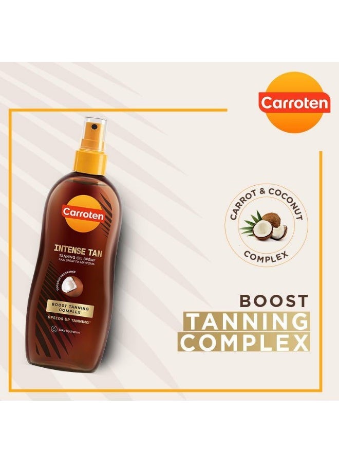 Carroten Intense Tanning Oil Spray With Coconut Fragrance 200 ML - Image 2