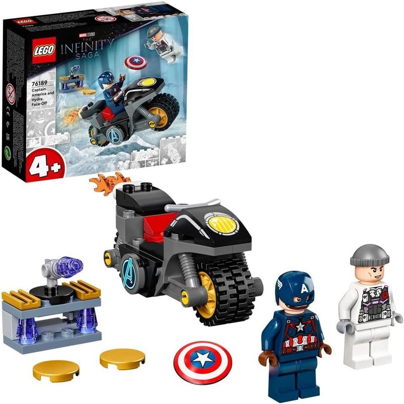 LEGO Marvel Captain America and Hydra Face-Off 76189 Building Kit (49 Pieces) - Image 1