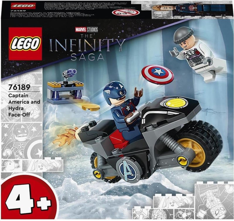 LEGO Marvel Captain America and Hydra Face-Off 76189 Building Kit (49 Pieces) - Image 2