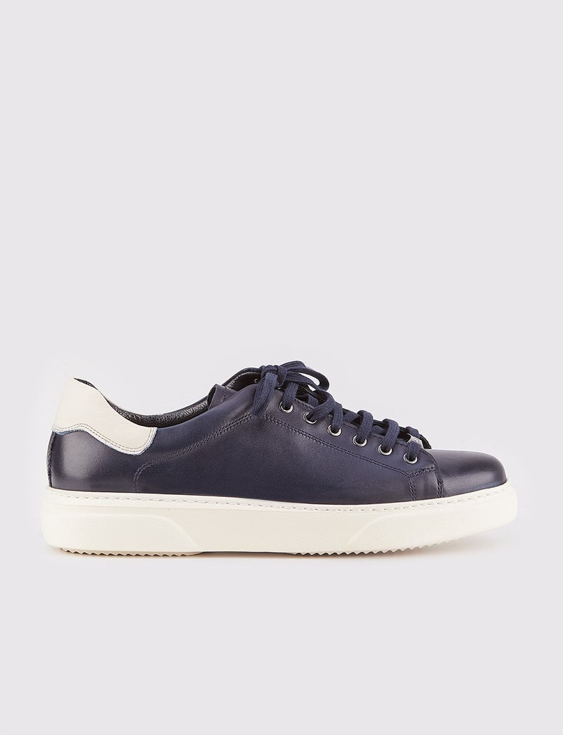 Cabani Men's Whiteroom Man Special Series Casual Shoes 162M1166 Navy Blue  - Image 1