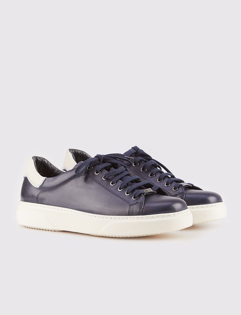 Cabani Men's Whiteroom Man Special Series Casual Shoes 162M1166 Navy Blue  - Image 2