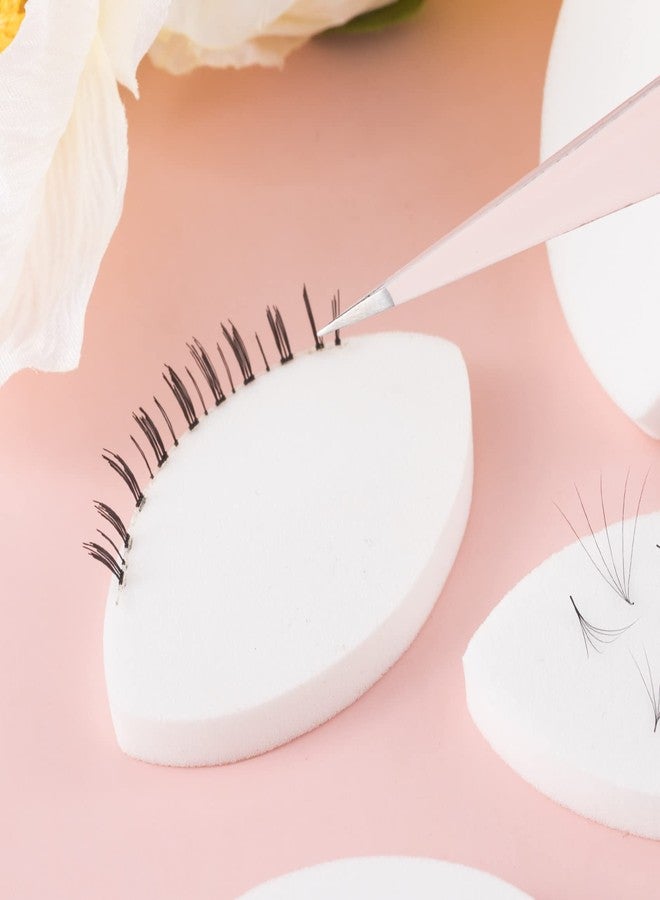 OIIKI 10Pcs Eye Shaped Practice Sponge, 7mm Lash Exercise Sponge, Practice Sponges, Lash Map Sponge for Beginners Makeup Eyelash Lash Extensions Supplies for Women - Image 3