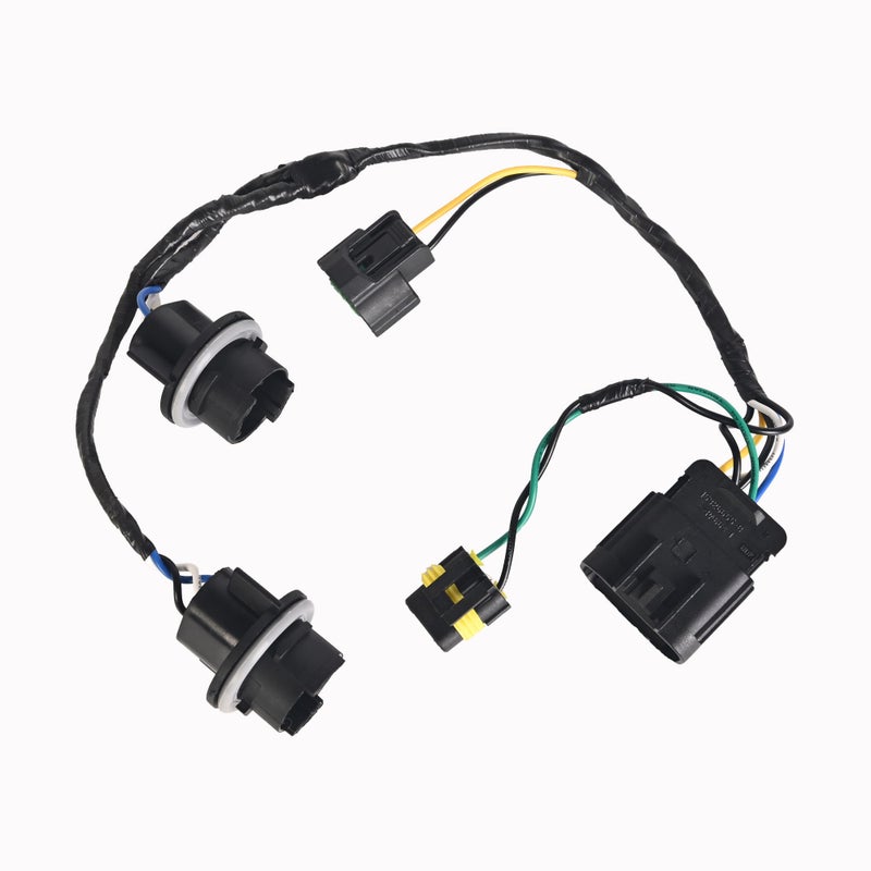 Headlight Wiring Harness Assembly Headlamp Socket Compatible with 20082014 Chevy Silverado 1500 2500HD 3500HD Replaces 645745 15841609 25962806