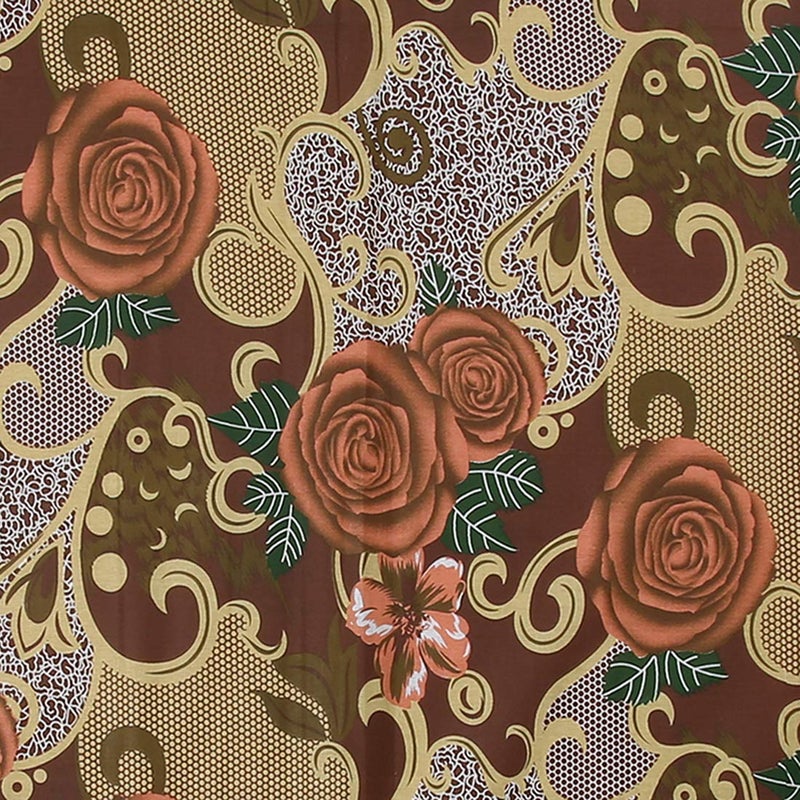 CRAFT OF INDIA CRAFT OF INDIA Foldable Mat Kora River Grass Chatai 65X3 ft 18MM Soft Foam Single Fold Brown Cotton Fabric Wash able - Image 5
