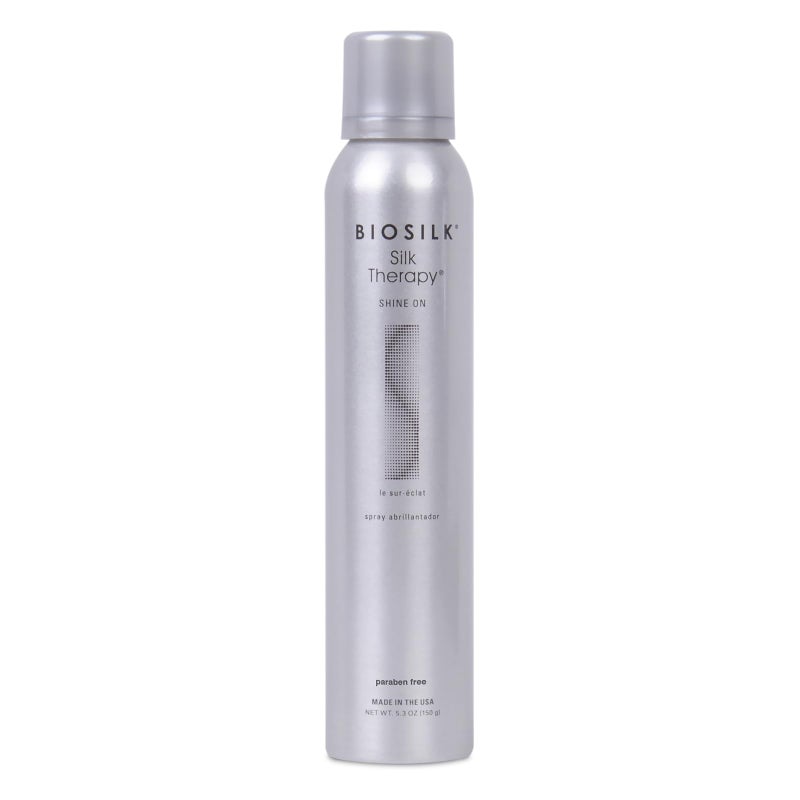BioSilk Silk Therapy Shine On, Hairspray For Controlling Frizz & Providing Brilliant Shine, Sulfate, Paraben, & Cruelty-Free, 5.3 Oz - Image 1