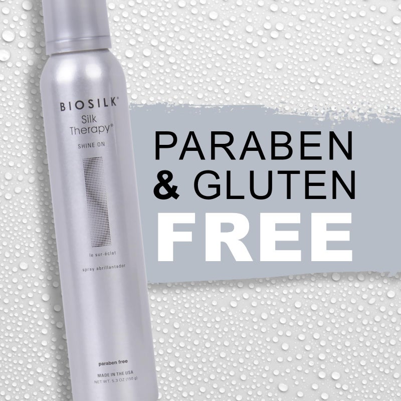 BioSilk Silk Therapy Shine On, Hairspray For Controlling Frizz & Providing Brilliant Shine, Sulfate, Paraben, & Cruelty-Free, 5.3 Oz - Image 5