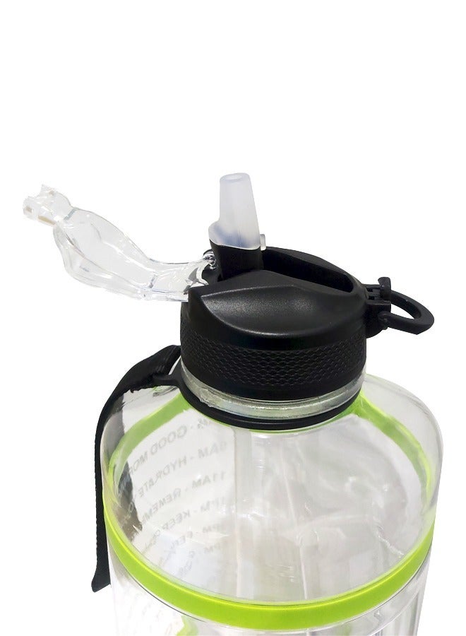 ALCOACH 2.2 Liter Motivational Water Bottle with Straw and Handle Leak proof water jug for fitness - Image 3