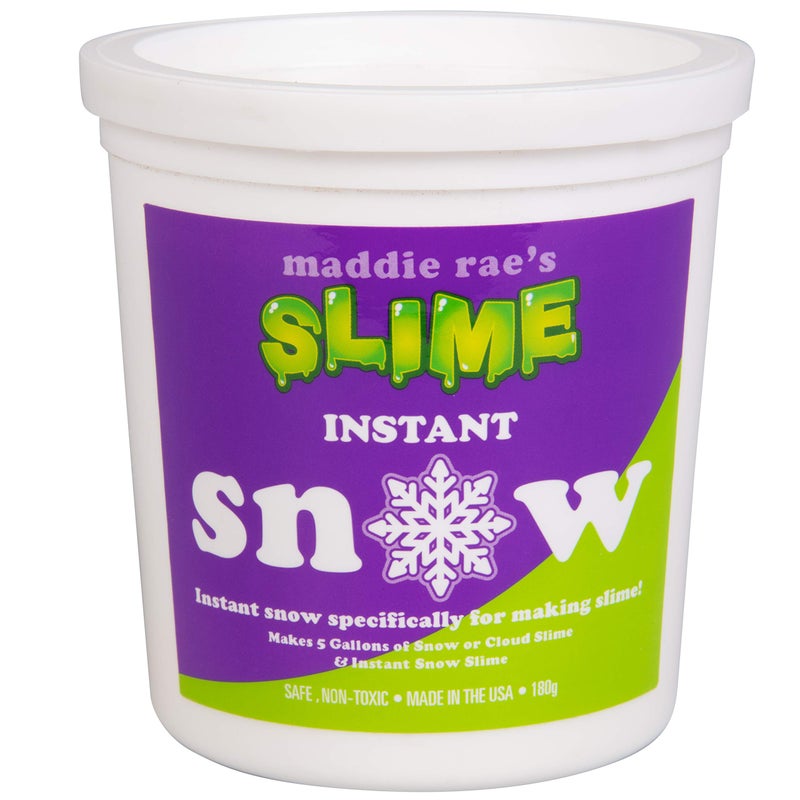 SCS Direct Maddie Rae's Instant Snow XL Pack- Makes 5 GALLONS of Fake Artificial Snow-Best Powder for Cloud Slime, Made in USA - Kid Safe, Non-Toxic, School Project DIY Art & Craft, Holiday Gift - Image 1