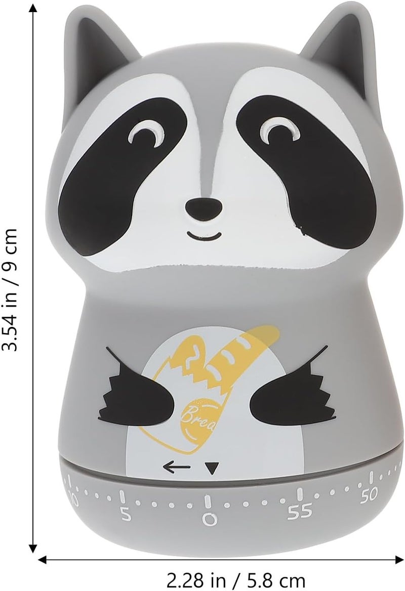 2pcs Cartoon Animal Mechanical Countdown Timer Kitchen Time Reminder Cooking Timer Device for Home Use with Style - Image 2