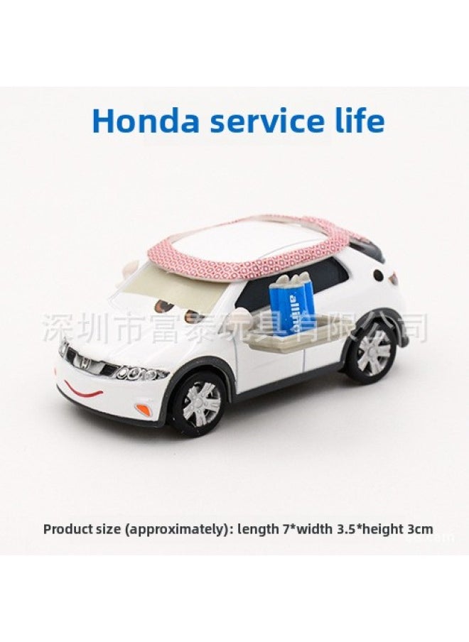 Racing Car Story Alloy Toy Car Drag Racing Party Wenge Slug Jazz Rare-Color:Honda Waiter  - Image 1