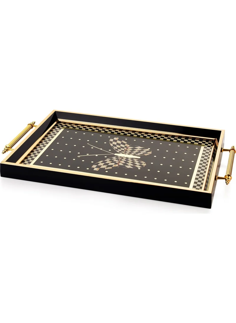 شافر Kunst Tray 1 PIECE-GOLD/BLACK08