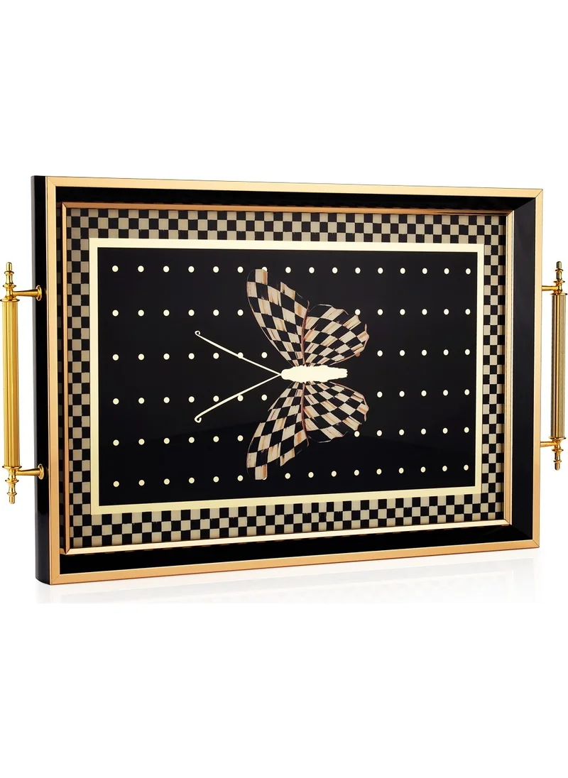 شافر Kunst Tray 1 PIECE-GOLD/BLACK08