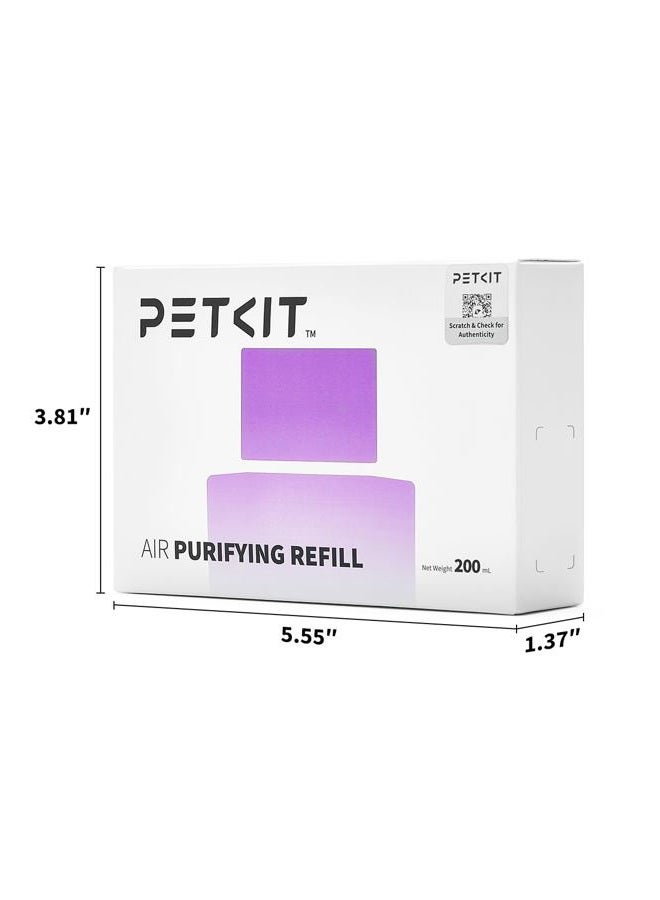 PETKIT Air Purifying Refills for PuraX PuraMax Self-Cleaning Cat Litter Box, 100% Natural Ingredients Odor Remover, 4 Bottles Odor Eliminating Replacement Refills, Quickly Odor Control - Image 5
