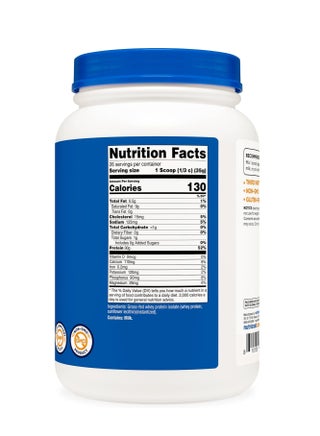 Nutricost Grass-Fed Whey Protein Isolate Powder 2lb - view 4