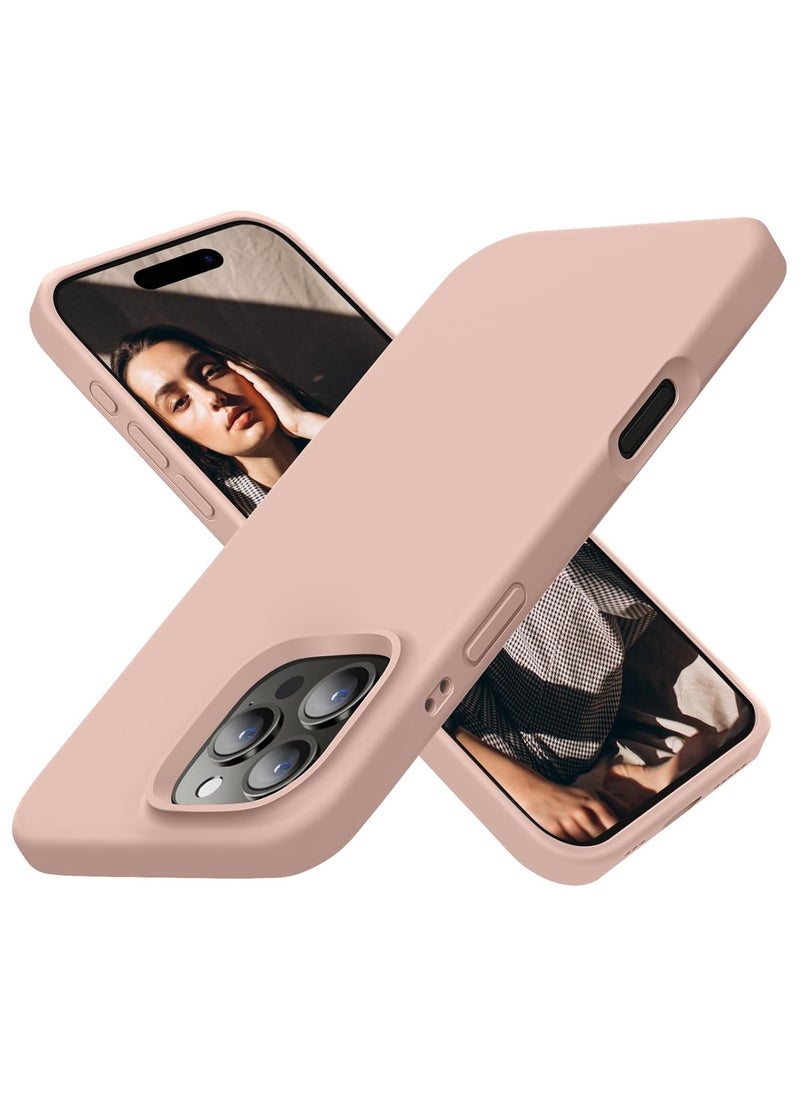 FOCUS - iPhone 16 Pro Protective Slim Fit Case Liquid Silicone Cover with Full Body Protection Anti-Scratch Shockproof Case - Image 1