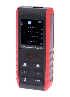 Loquat Portable Handheld Digital Laser Distance Meter Black u0026 Red 80meter  - Image 2