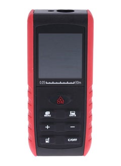 Loquat Portable Handheld Digital Laser Distance Meter Black u0026 Red 80meter  - Image 3