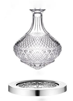 Spinning Decanter 1.5 Liter  Unique Crystal Glass for Men /Women's Good Gift on Special Day