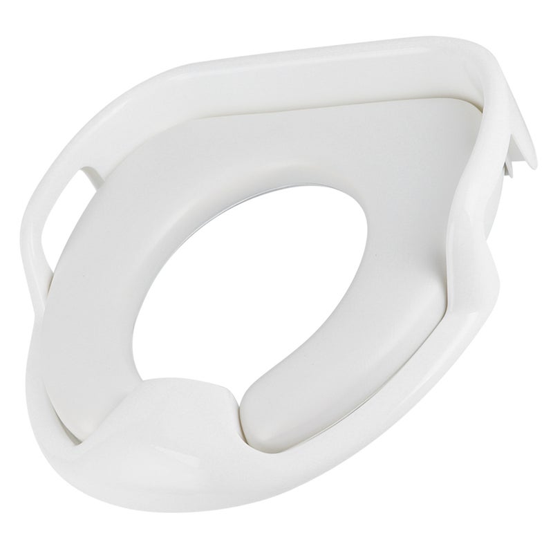 Potty Training Seat for Boys and Girls Soft Children Toilet Seat with NonSlip Handle(White ) - Image 3