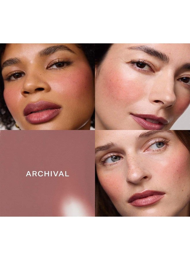MERIT Flush Balm Cream Blush - Archival Cool Mauve | Hydrating Radiant Cheek & Lip Tint Stick with Vitamin E | Lightweight, Buildable, Vegan & Cruelty-Free Blush - Image 2