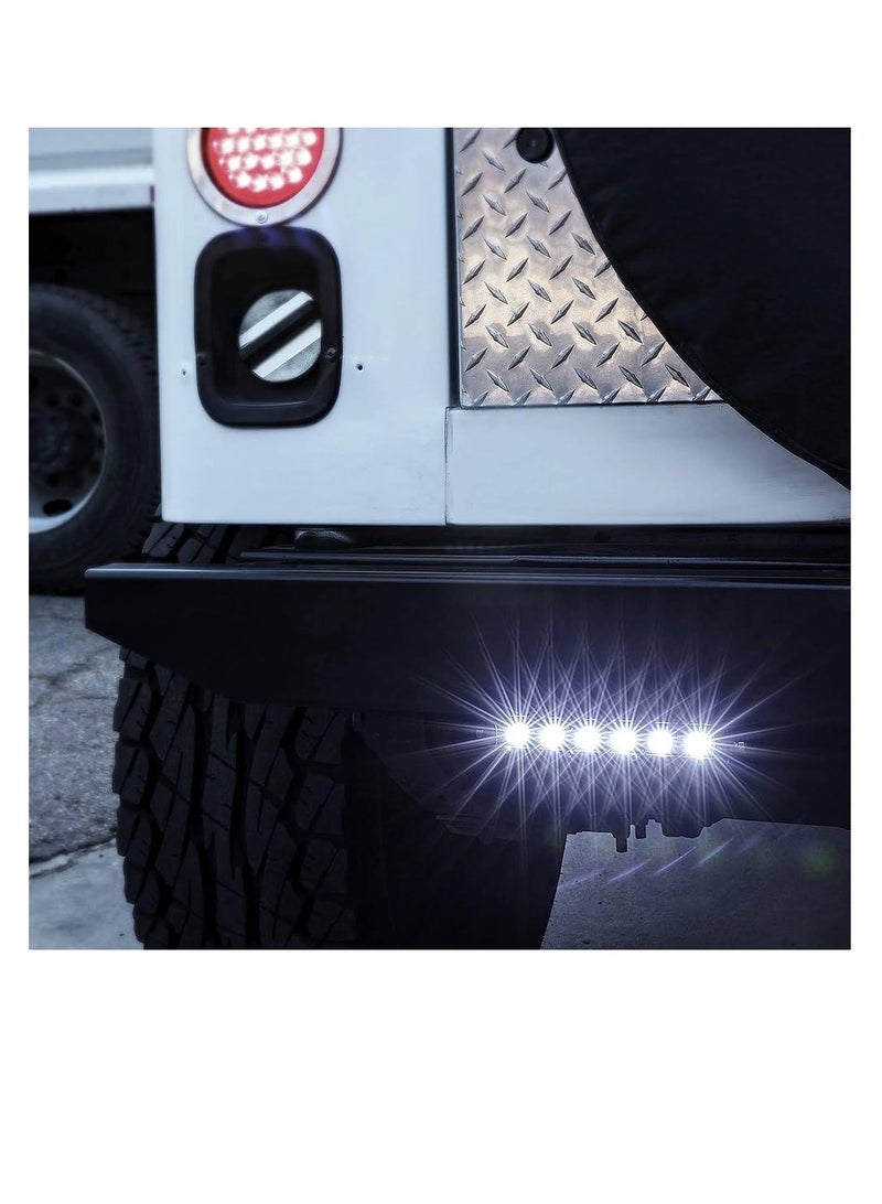 1 × مصباح مستطيل LED LH-28 6 18 وات ضوء قوي للغاية 12/24 فولت للسيارة والدراجات النارية والسكوتر - Image 2