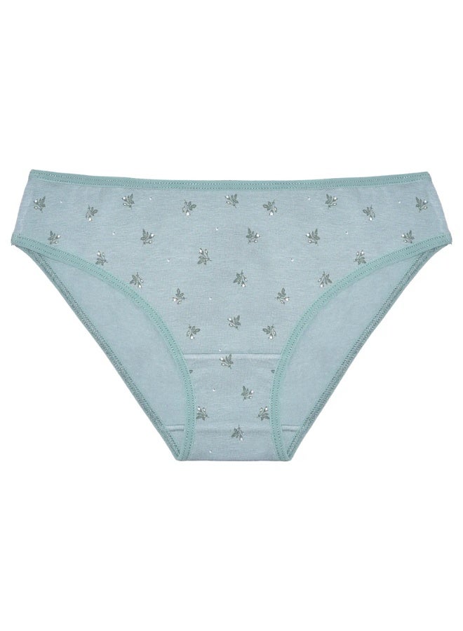 ميلك مجموعة من 3 قطع بيكيني حريمي، ملابس داخلية قطنية مطبوعة، مريحة وناعمة، تصميم أنيق للاستخدام اليومي - Image 4