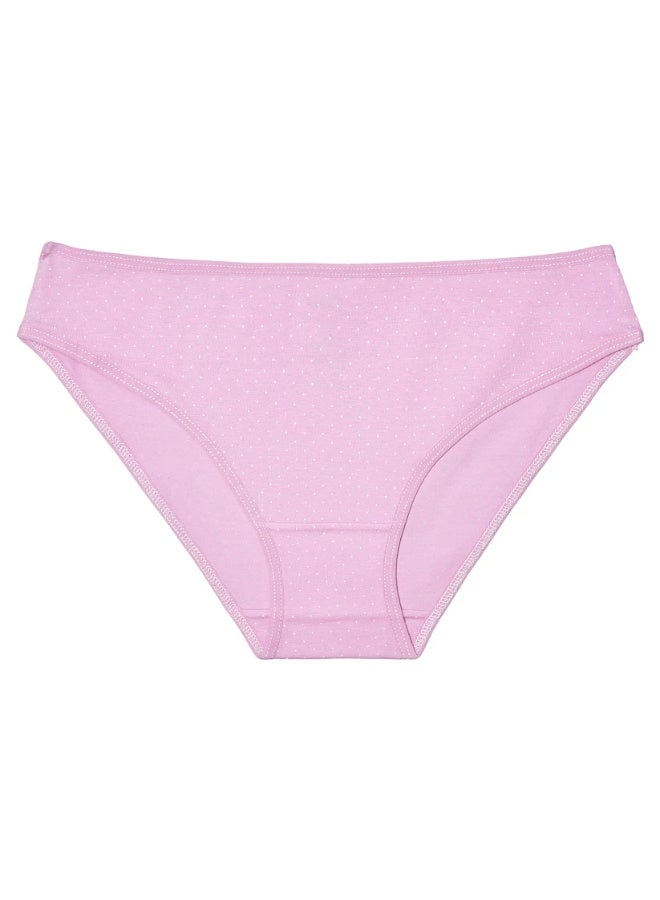 ميلك مجموعة من 3 قطع بيكيني حريمي، ملابس داخلية قطنية مطبوعة، مريحة وناعمة، تصميم أنيق للاستخدام اليومي - Image 2