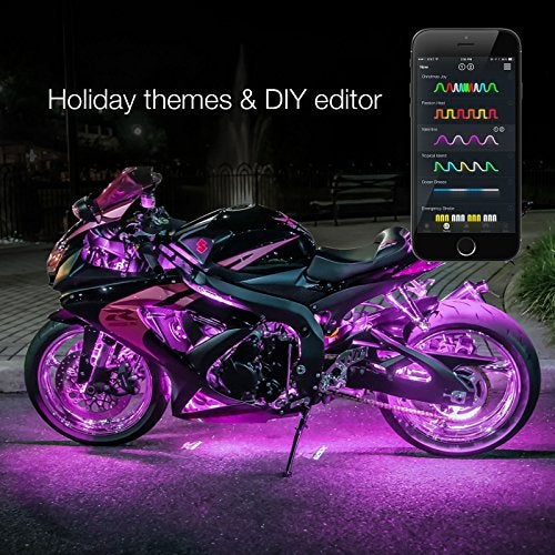 XKGLOW XK-GLOW XK-Chrome-KIT Bluetooth Upgrade Controller (Multi-Color RGB LED Xkchrome Smartphone App-Enabled,Universal for RGB LEDs for Car Truck Motorcycle Under Glow) - Image 3