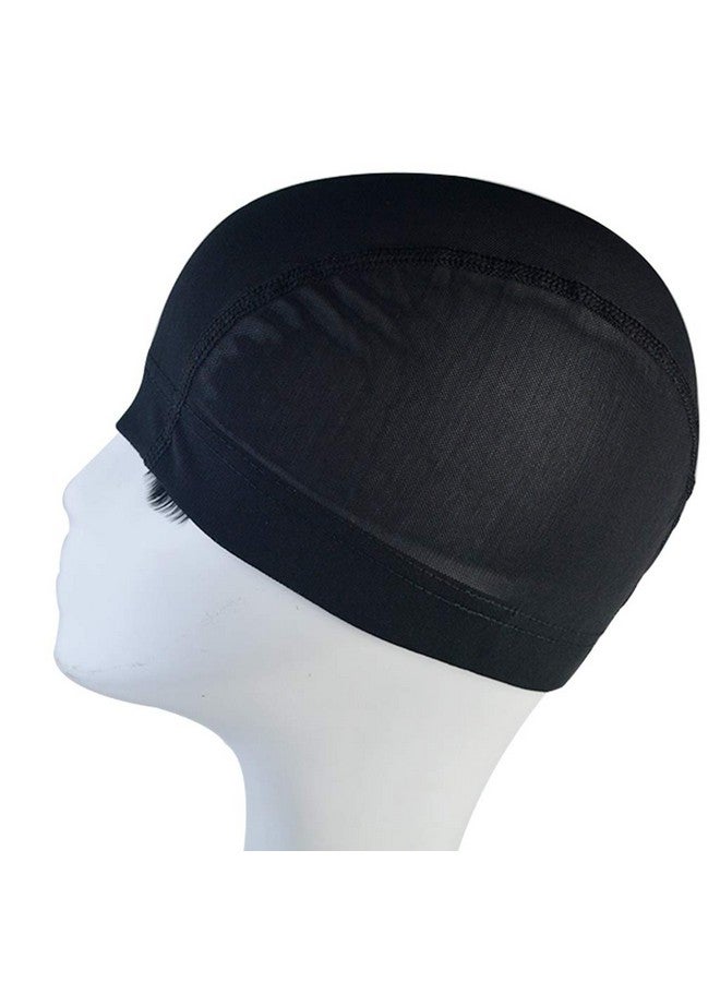 Tayfremn 12Pcs Dome Caps Mesh Dome Wig Cap Black Elastic Wig Caps Stretchable Spandex Dome Caps Breathable Nylon Light Hair Mesh Net For Men Women Wigs Making - Image 4