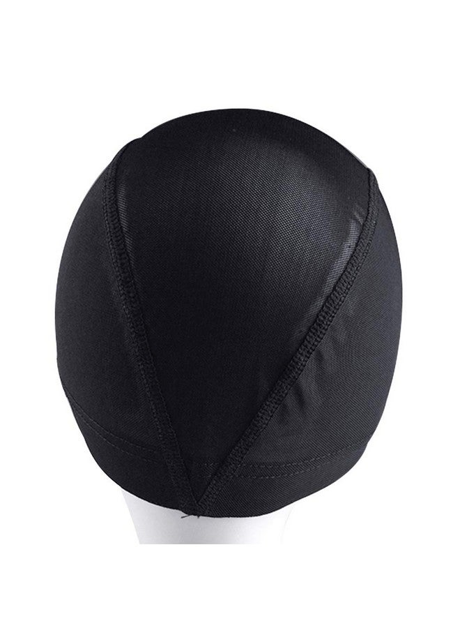 Tayfremn 12Pcs Dome Caps Mesh Dome Wig Cap Black Elastic Wig Caps Stretchable Spandex Dome Caps Breathable Nylon Light Hair Mesh Net For Men Women Wigs Making - Image 5