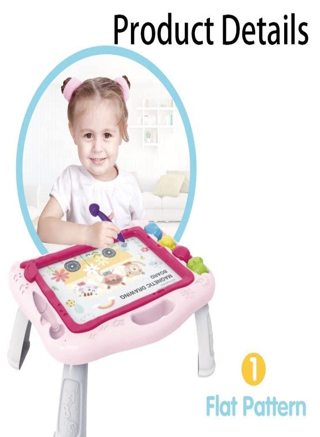 LOMESH Magic Board for Kids, Erasable Colourful Education Sketching Board, Random Color Dispatch Magic Slate for Kids, 2 in 1 Draw and Write Magic Board Magnetic Drawing Board - Image 4