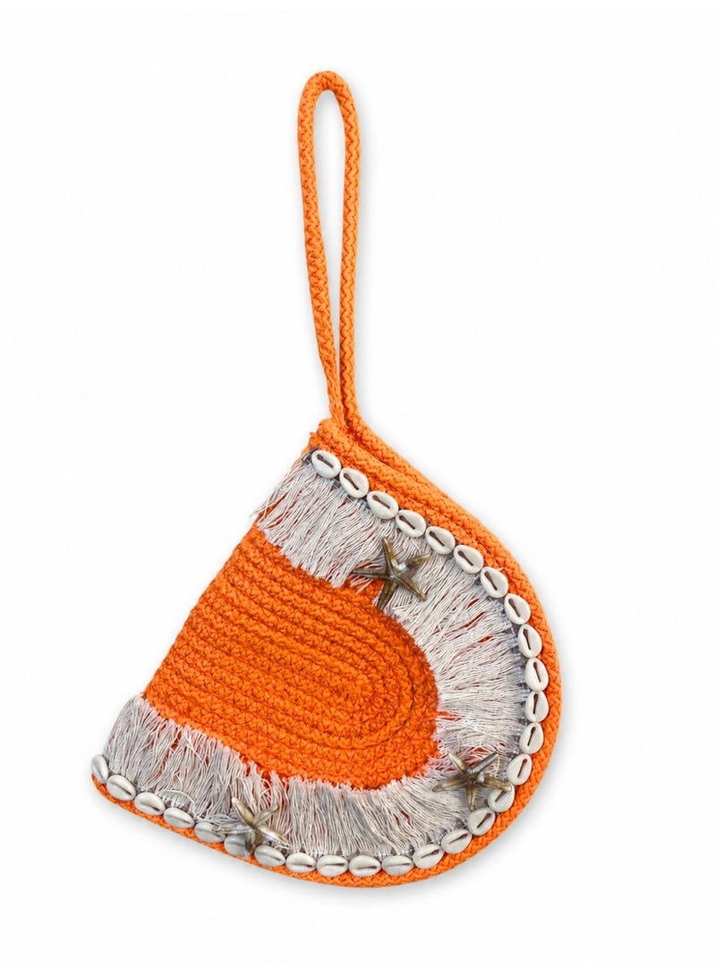 LIFESTYLISH Handbags Summer with a semi-circular design ZK-2 - Orange - Image 5