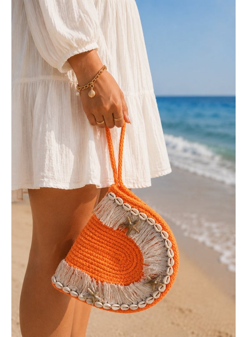 LIFESTYLISH Handbags Summer with a semi-circular design ZK-2 - Orange - Image 2