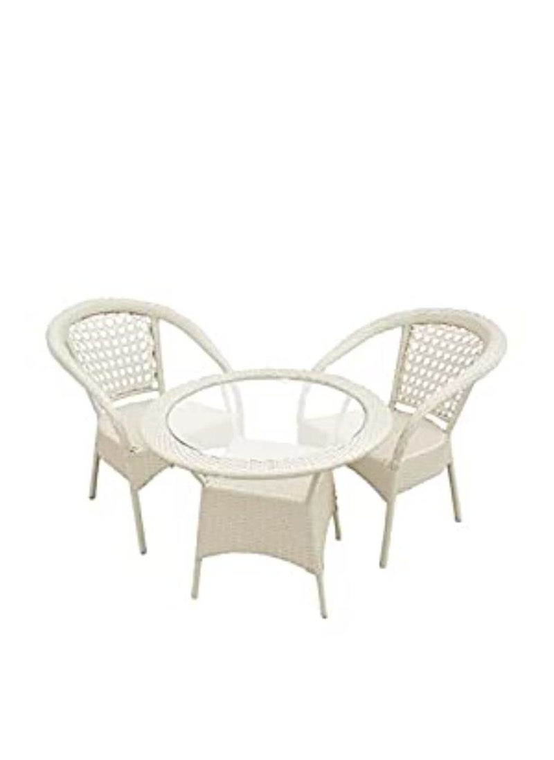 ANAND INDIA GROUPS ANAND INDIA GROUPS D8Indoor Outdoor Living Room Balcony Garden Chair Table Set 21 2 Chair 1 Table Furniture Set Coffee Chair Table Set 