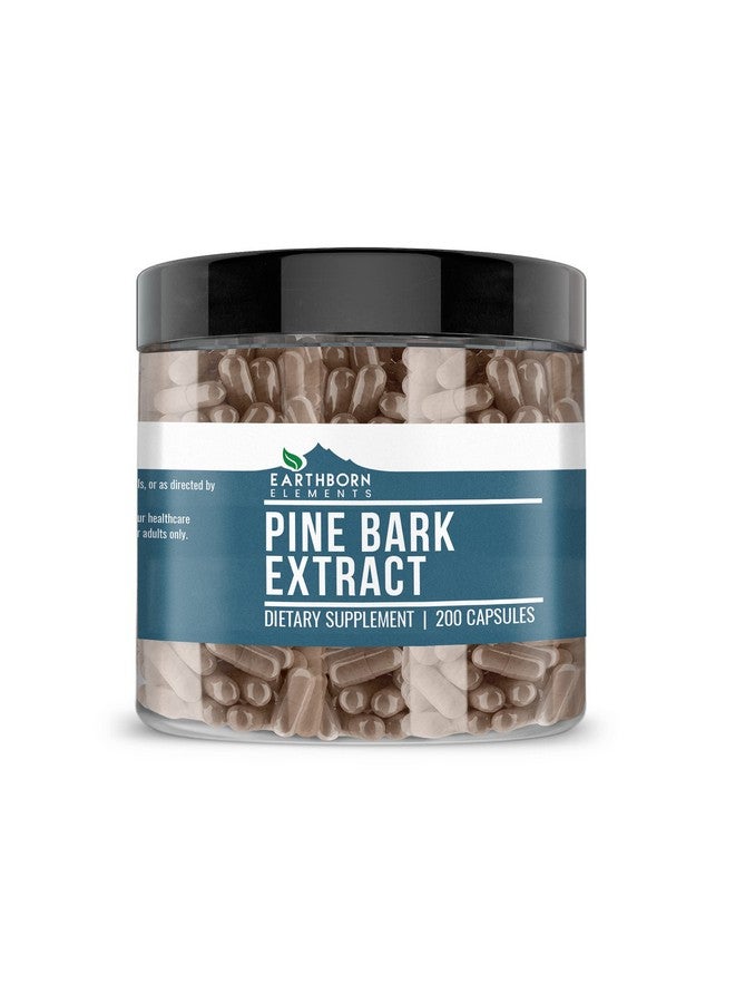 earthborn elements Pine Bark Extract 200 Capsules Pure & Undiluted No Additives - Image 2