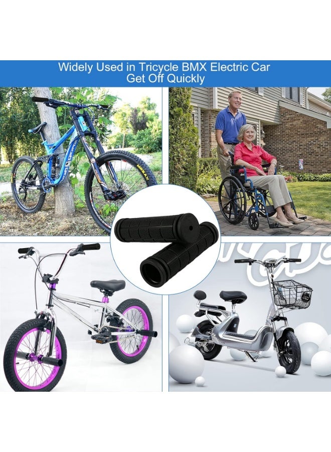 4 قطع مقابض سرج دراجة، مقابض سرج دراجة غير قابلة للانزلاق للاطفال، مقابض سرج دراجة بديلة متخصصة، مناسبة لدراجة شاطئية، دراجة شفرة قابلة للطي، دراجة جبلية قابلة للطي، دراجة ثلاثية، دراجة بي إم إكس، دراجة جبلية. - Image 5