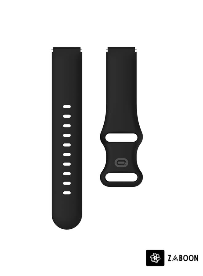 Zaboon Xiaomi Haylou Smart Watch LS01 19mm Butterfly Buckle Silicone Watch Band - Image 3