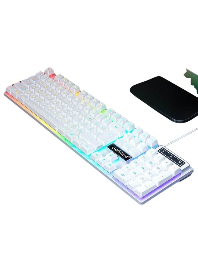 KUYING New Wired Illuminated Mechanical Tactile Keyboard