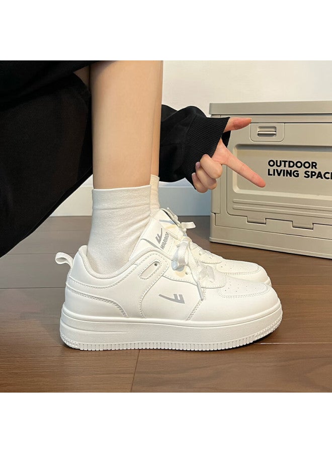 Pull Back Warrior Women's Classic Sneakers Spring New Casual Sports Shoes White Wxp2616 Size 36 - Image 2