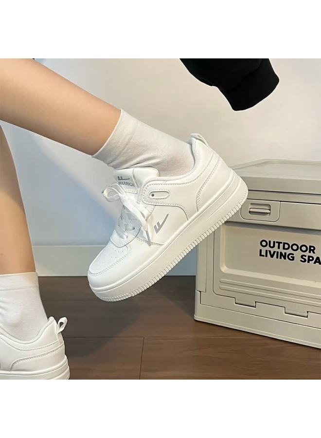 Pull Back Warrior Women's Classic Sneakers Spring New Casual Sports Shoes White Wxp2616 Size 36 - Image 3