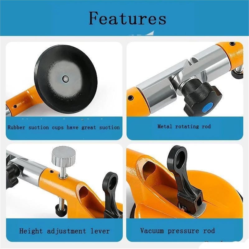 90 Degree Angle Adjustable Suction Cup Fixer For Glass Tile Slate Installation Regular Style - Image 5
